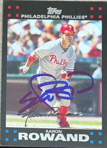 Aaron Rowand Autographed 2007 Topps #110