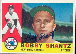 Bobby Shantz Autographed 1960 Topps #315