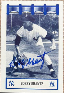 Bobby Shantz Autographed 1991 The Wiz New York Yankees of the '50's SGA #NNO Bobby Shantz Autographed 1991 The Wiz New York Yankees of the '50's SGA #NNO