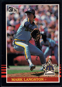 1985 Donruss #557 Mark Langston VG RC Rookie Seattle Mariners 