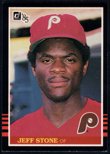 1985 Donruss #624 Jeff Stone VG Philadelphia Phillies 