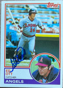 Ed Ott Autographed 1983 Topps #131