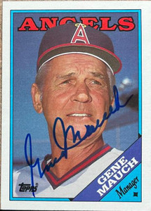 Gene Mauch Autographed 1988 Topps #774