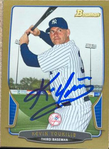 Kevin Youkilis Autographed 2013 Bowman Gold #69