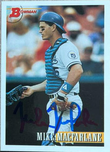 Mike Macfarlane Autographed 1993 Bowman #505