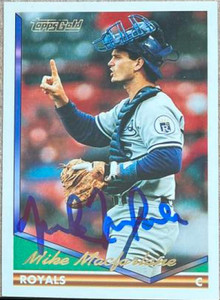 Mike Macfarlane Autographed 1994 Topps Gold #578