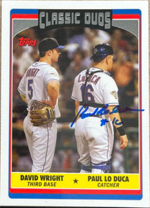 Paul Lo Duca Autographed 2006 Topps Updates & Highlights #UH324 Paul Lo Duca Autographed 2006 Topps Updates & Highlights #UH324