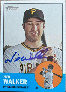 Neil Walker Autographed 2012 Topps Heritage #259