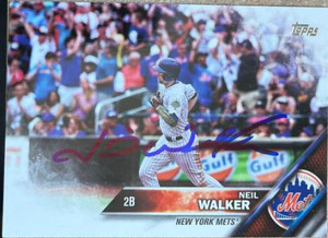 Neil Walker Autographed 2016 Topps Update #US22