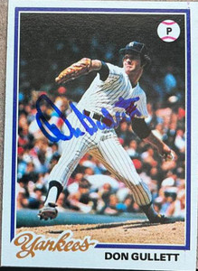 Don Gullett Autographed 1978 Topps #225