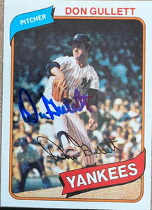 Don Gullett Autographed 1980 Topps #435