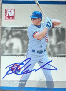 Brad Wilkerson Autographed 2003 Donruss Elite #129