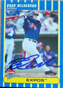 Brad Wilkerson Autographed 2003 Fleer Platinum #34 Brad Wilkerson Autographed 2003 Fleer Platinum #34