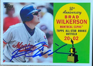 Brad Wilkerson Autographed 2008 Topps - All-Rookie Team 50th Anniversary #AR24 