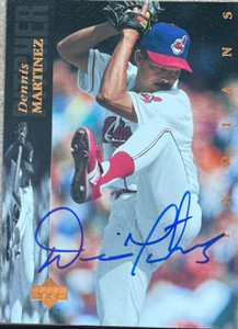 Dennis Martinez Autographed 1994 Upper Deck #358