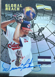 Dennis Martinez Autographed 1996 Pinnacle Aficionado #157