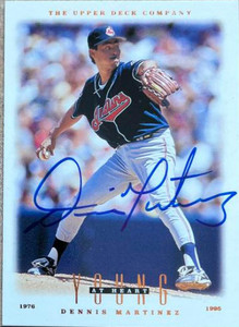 Dennis Martinez Autographed 1996 Upper Deck #103