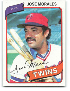 1980 Topps #218 Jose Morales VG Minnesota Twins 