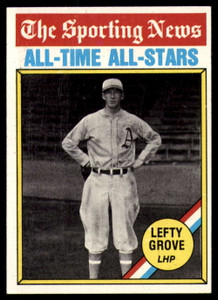 1976 Topps #350 Lefty Grove VG Philadelphia Athletics 