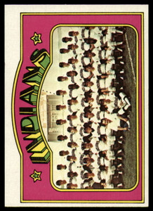 1972 Topps #547 Indians Team VG Cleveland Indians 