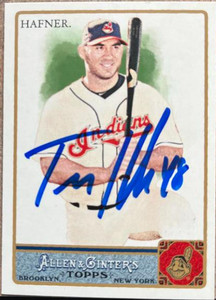 SOLD 159779 Travis Hafner Autographed 2011 Topps Allen & Ginter #297