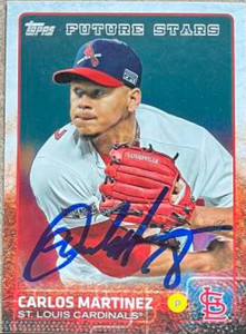 SOLD 159913 Carlos Martinez Autographed 2015 Topps #527