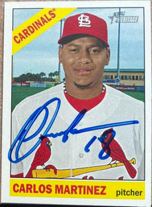Carlos Martinez Autographed 2015 Topps Heritage #74