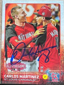 Carlos Martinez Autographed 2015 Topps Update #US311 AS