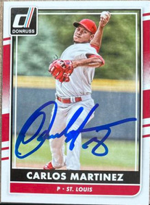 Carlos Martinez Autographed 2016 Donruss #127