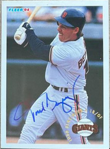Todd Benzinger Autographed 1994 Fleer #682