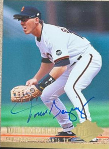 Todd Benzinger Autographed 1994 Fleer Ultra #586