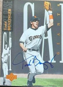 Todd Benzinger Autographed 1994 Upper Deck #163