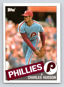 1985 Topps #379 Charles Hudson VG Philadelphia Phillies 