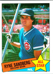 1985 Topps #713 Ryne Sandberg AS VG Chicago Cubs 