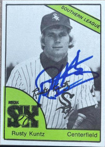 Rusty Kuntz Autographed 1978 TCMA Knoxville Knox Sox #0039 