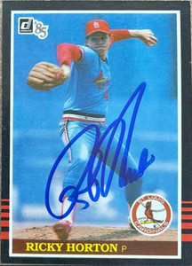 Ricky Horton Autographed 1985 Donruss #83 RC