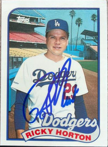 Ricky Horton Autographed 1989 Topps Tiffany #232