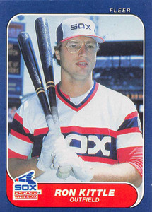 1986 Fleer #210 Ron Kittle VG Chicago White Sox 