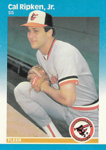 1987 Fleer #478 Cal Ripken Jr. NM Baltimore Orioles 