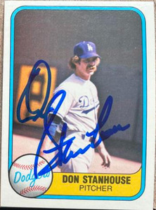 Don Stanhouse Autographed 1981 Fleer #121