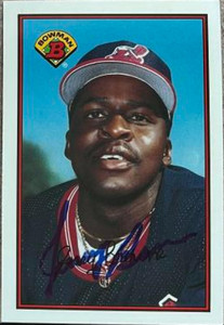 Jerry Browne Autographed 1989 Bowman Tiffany #85