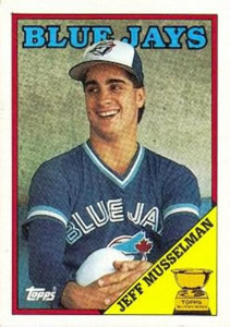 1988 Topps #229 Jeff Musselman NM-MT Toronto Blue Jays 