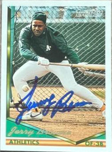Jerry Browne Autographed 1994 Topps Gold #624