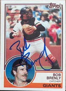 Bob Brenly Autographed 1983 Topps #494