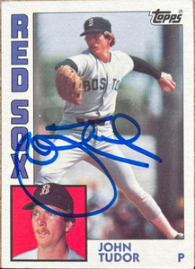 John Tudor Autographed 1984 Topps #601