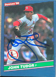 John Tudor Autographed 1986 Donruss #260