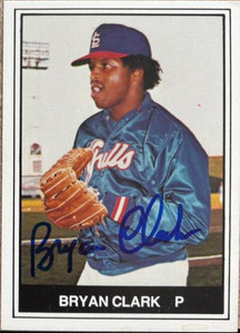 Bryan Clark Autographed 1982 TCMA Salt Lake City Gulls #6