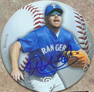 Kevin Mench Autographed 2003 Upper Deck Standing O! Die Cuts #S-80