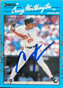 Craig Worthington Autographed 1990 Donruss Best of the AL #71