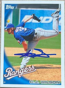 C.J. Wilson Autographed 2010 Topps #336